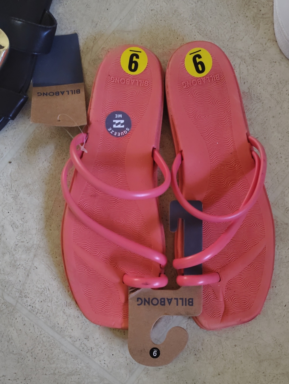 Billabong Coral No Thong Flip-Flops Size 6 & 9